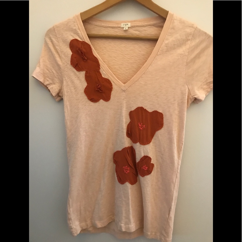 JCrew Factory T-Shirt with flowers